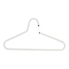 BelaLuz Moderne Kledinghangers Polo wit staal