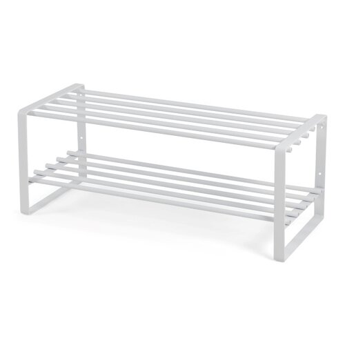Moderne Schoenenrek Rex SR wit staal staal
