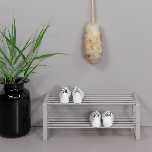 Moderne Schoenenrek Rex SR Silky taupe staal
