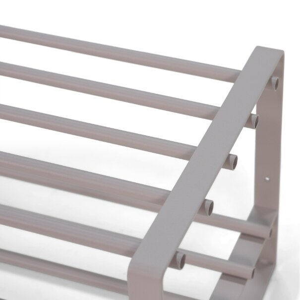 BelaLuz Moderne Schoenenrek Rex SR Silky taupe staal