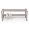 BelaLuz Moderne Schoenenrek Rex SR Silky taupe staal