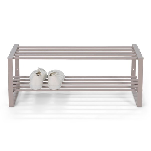 BelaLuz Moderne Schoenenrek Rex SR Silky taupe staal