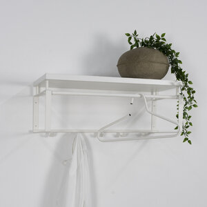 BelaLuz Industriële Moderne kapstok Rex 3 wit