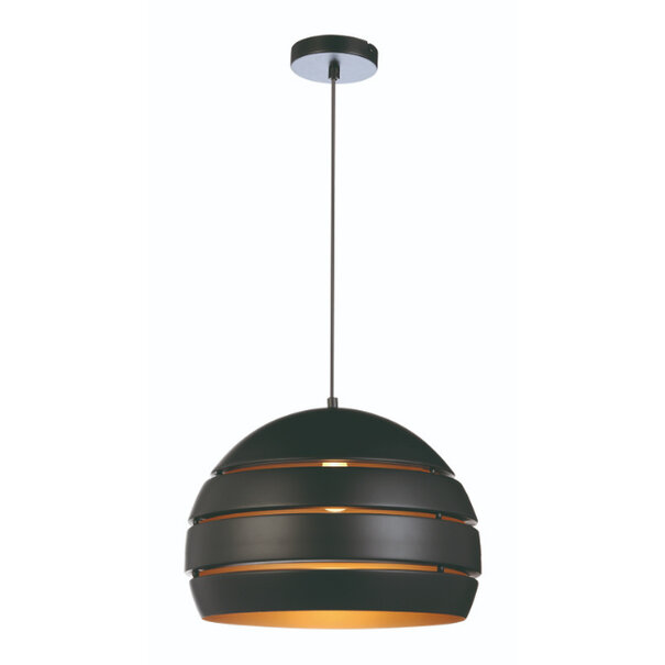 Freelight Moderne Industriële hanglamp Djarin Ø48 cm zwart