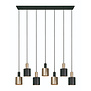 Moderne - Hanglamp - 7 Lichts - Goud - Zwart - Trofeo