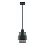 Moderne - Hanglamp - 1 Lichts - Smoke - Matzwart - Chiasso
