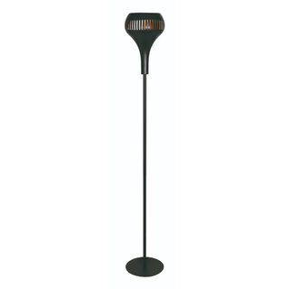 Vloerlamp Canna 1-lichts zwart/ goud