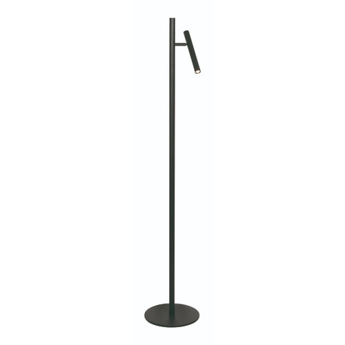 Moderne Industriële vloerlamp luogo 1-lichts zwart