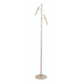 Vloerlamp Luogo 2-lichts Creme