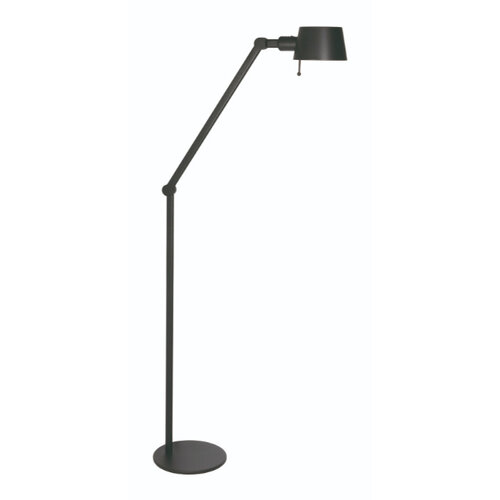 Moderne Industriële vloerlamp Sovrano 1-lichts zwart
