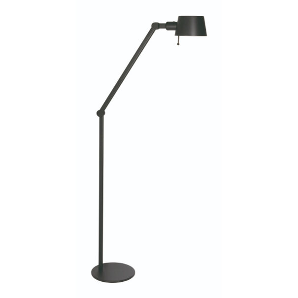 Freelight Moderne Industriële vloerlamp Sovrano 1-lichts zwart