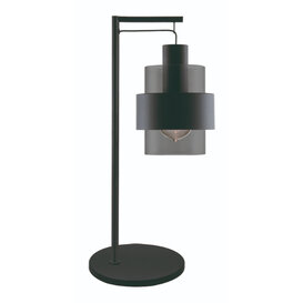 Tafellamp Chiasso 1-lichts smoke