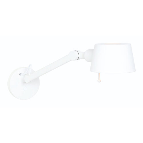 Moderne Landelijke wandlamp Sovrano 1-lichts wit