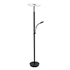 Artdelight Moderne vloerlamp Riva Uplighter met Leesarm zwart