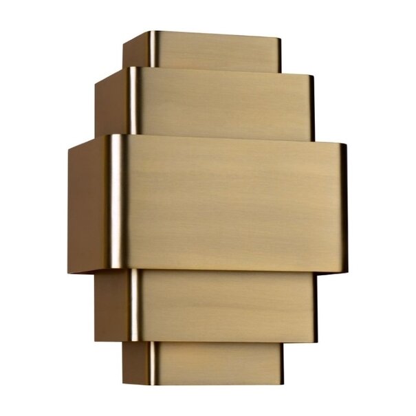 Artdelight Moderne - Design - Wandlamp - 3 Lichts - Goud - Layers