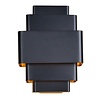 Artdelight Moderne Design wandlamp Layers 3-lichts zwart goud