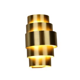 Wandlamp Rolls 2-lichts brons