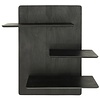 By-Boo Landelijke Scandinavische wandschap Seco 60 cm zwart