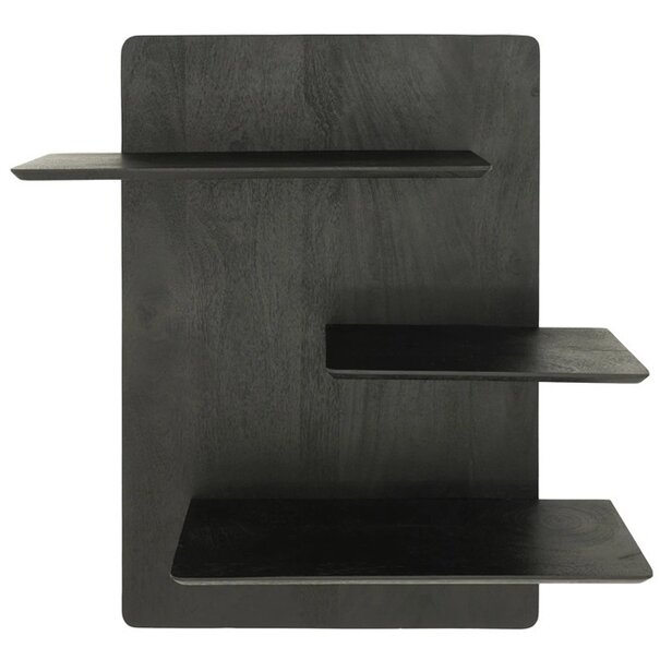 By-Boo Landelijke Scandinavische wandschap Seco 60 cm zwart
