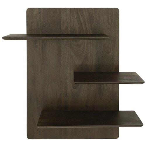 Landelijke Scandinavische wandschap Seco 60 cm bruin