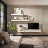 BelaLuz Moderne Wandplank Edas 200 cm marmer composiet