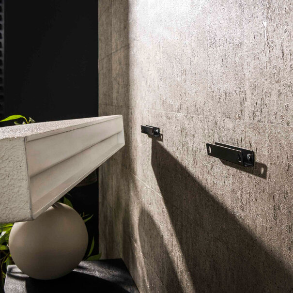 BelaLuz Moderne Wandplank Edas 200 cm marmer composiet