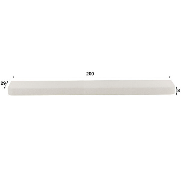 BelaLuz Moderne Wandplank Edas 200 cm marmer composiet