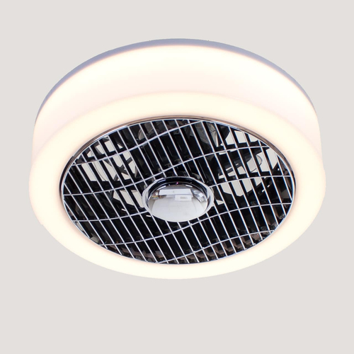 Moderne Plafondventilator The Fan No. 5 4-lichts wit