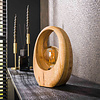 BelaLuz Landelijke Vintage tafellamp Legno mangohout