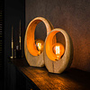 BelaLuz Landelijke Vintage tafellamp Legno mangohout