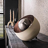 BelaLuz Industriële Moderne tafellamp Appa Ø22 cm mat beige