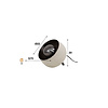 BelaLuz Industriële Moderne tafellamp Appa Ø22 cm mat beige