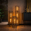 BelaLuz Industriële vloerlamp Morte 60 cm zwart nikkel