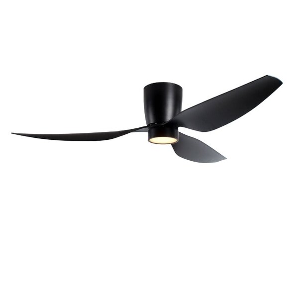 Freelight Moderne Plafondventilator Arioso 1-lichts zwart