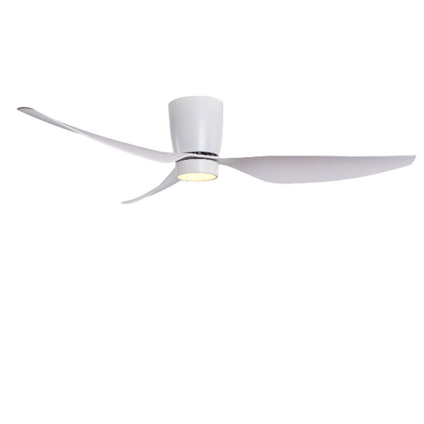 Freelight Moderne Plafondventilator Arioso 1-lichts wit