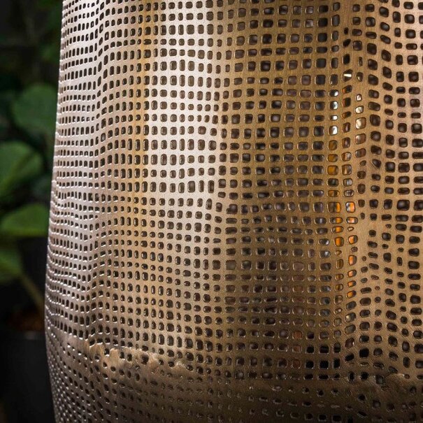 BelaLuz Modern Industriële 5-lichts vloerlamp Rocky brons