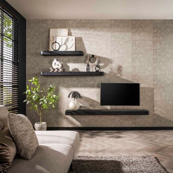 BelaLuz Moderne wandplank Medina 150 cm grijs