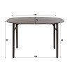 BelaLuz Moderne Scandinavische Bartafel Costa 140cm