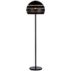 Freelight Moderne Industriële vloerlamp Djarin Ø40 cm zwart