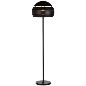 Freelight Moderne Industriële vloerlamp Djarin Ø40 cm zwart