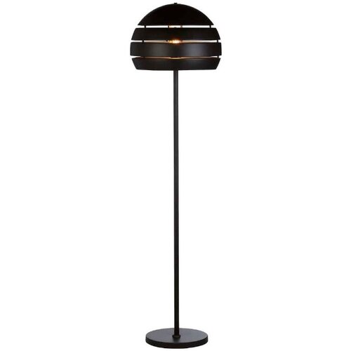 Moderne Industriële vloerlamp Djarin Ø40 cm zwart