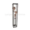 Freelight Moderne Industriële vloerlamp Palco 3-lichts zwart