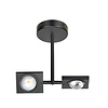 ETH Moderne plafondlamp Jake 2-lichts zwart