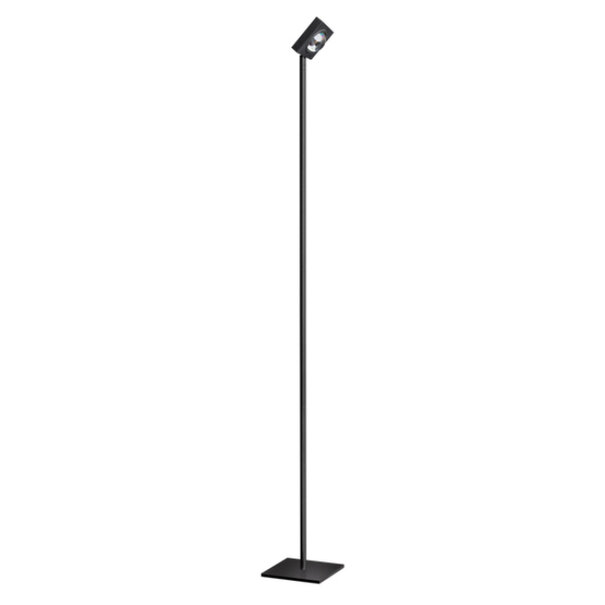 ETH Moderne vloerlamp Jake 1-lichts zwart