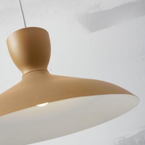 it's about RoMi Industrieel Modern hanglamp Hanover Ø40 cm mosterd