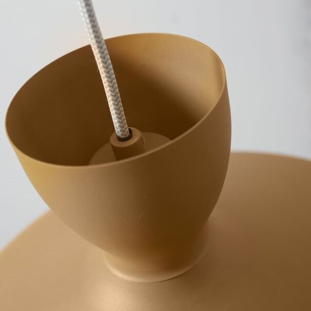 it's about RoMi Industrieel Modern hanglamp Hanover Ø40 cm mosterd