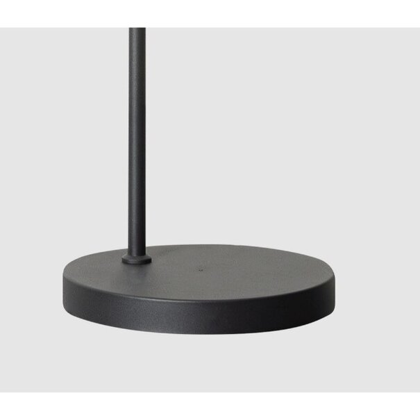 ETH Moderne vloerlamp Duuk zwart oplaadbaar