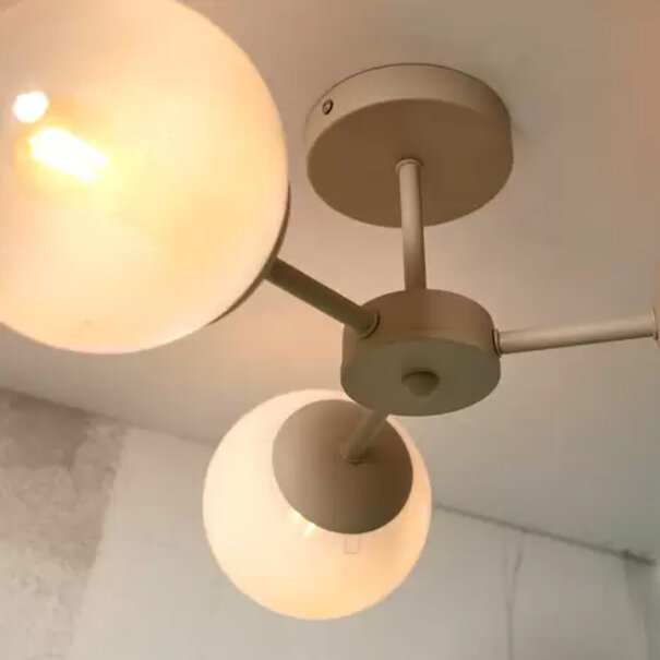 it's about RoMi Modern Scandinavisch plafondlamp Aspen 3-lichts melkwit