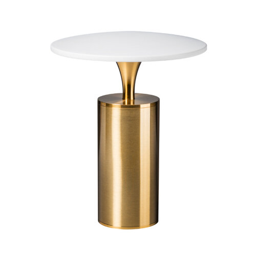 Moderne hotel chique tafellamp Jazz LED wit goud