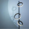 ETH Modern design vloerlamp Jaimy 3-lichts zwart